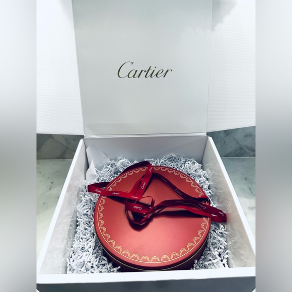 Cartier Accessories - Cartier Gift Box with Ribbon and Tin Containers